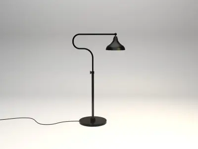 PBR Floor Lamp Low-poly 3D model