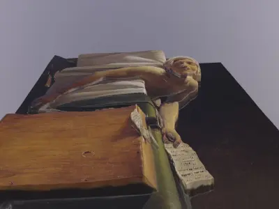 THE DEATH OF MARAT by JACQUES - LOUIS DAVID for 3D printing  3D print model