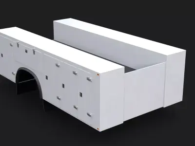 PRB Service Truck Body 3D model