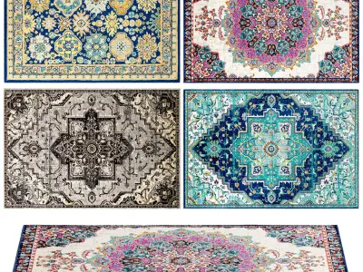 Classic rug 3D model