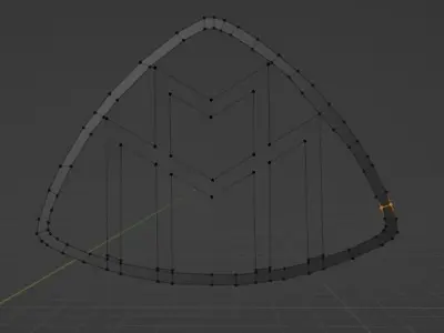 Maybach 3D Logo Low-poly 3D model