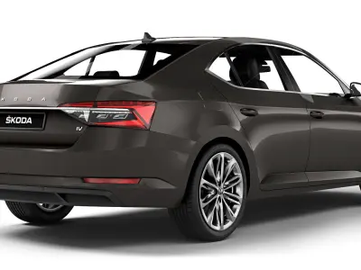 Skoda Superb iV 2020 3D model