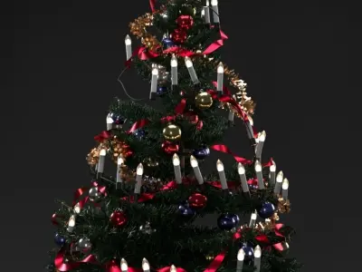 Xmas tree for Christmas festival 3D model