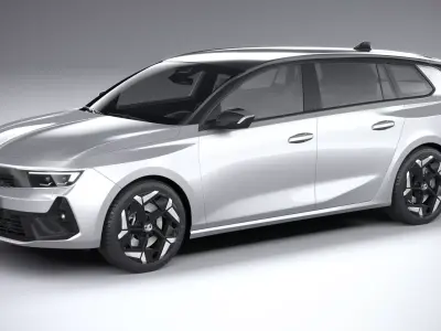 Vauxhall Astra Sports Tourer GSE 2022 3D model