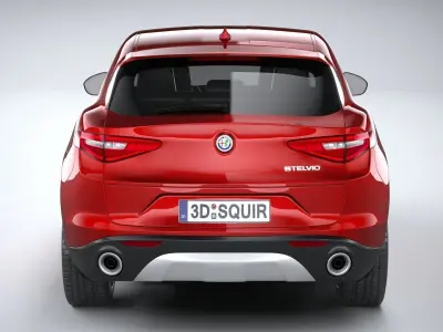 Alfa Romeo Stelvio Ti 2020 3D model