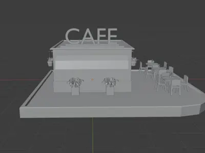 THE CAFE Free 3D model