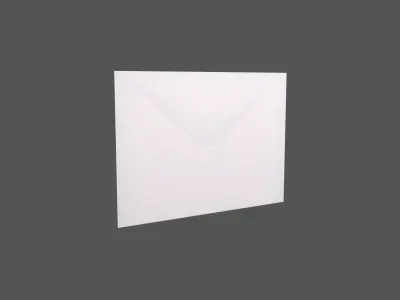Envelope v1 002 Low-poly 3D model