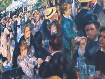 BAL DU MOULIN DE LA GALLETTE by RENOIR for 3D printing 3D 3D print model