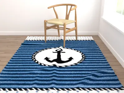 Rugs No 447 Low-poly 3D model