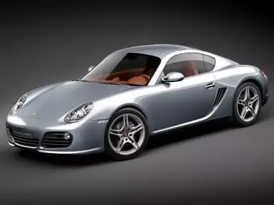 Porsche Cayman S 2011 3D model