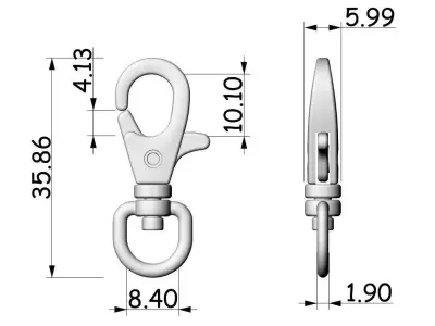 Luxury Metal Bag 3D print model