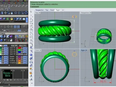 Ring R 45 3D print model