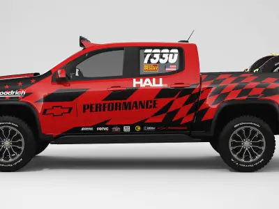 Chevrolet Colorado ZR2 2018 Racing 3D model
