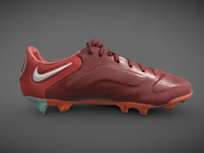 Nike Tiempo Football Shoes Low-poly 3D model