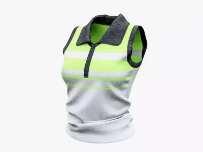 Womens Sport Shirt Set2 Low-poly 3D model