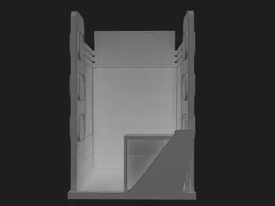 Booth Exhibition Stand a411 3D model
