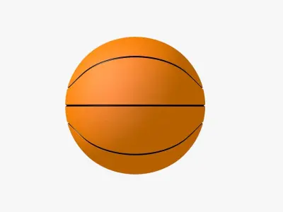 Basketball 3D Model 3D model purchase