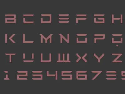 Tesla Alphabet 3D model