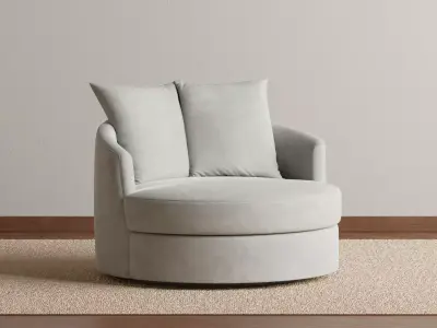 Millie Grande Swivel Chair 3D model