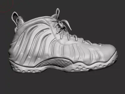 Nike Foamposite 3d print highpoly  3D model