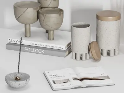 Decorative set018 3D model