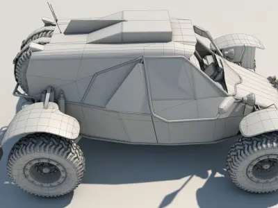 Suzuki Swift GTI Buggy UTV Dakar 3D model