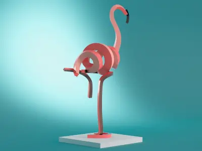 Flamingo 2020 3D model