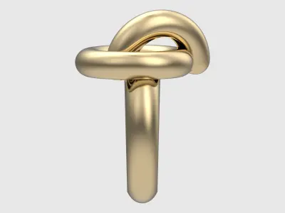 Knot Signet Ring JDBCo 3D print model