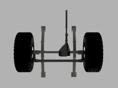 Front axle remodeling for revel 85 7222 3D print model