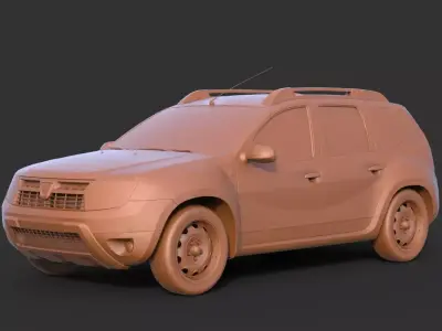Renault Duster 2009 3D print model
