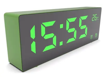 CLOCK GREEN GREEN Low-poly 3D model