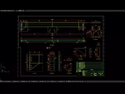 Two-Story Steel Structure 3D model