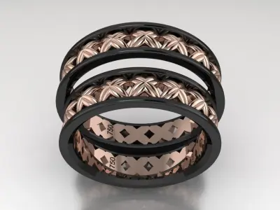 ring set 13 collection1 3D print model