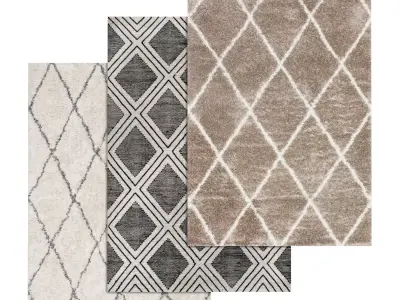 Rug Set 1676 3D model