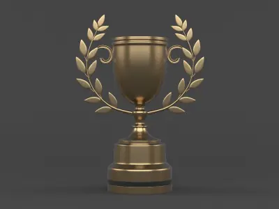Trophy Cups 3D model 43