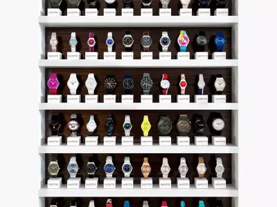 Clock rack 2 3D model