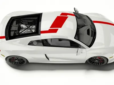 Audi R8 Coupe 2018 Model 3D model