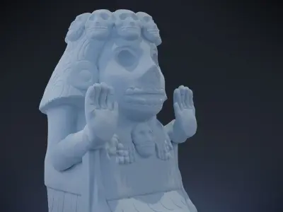 Cihuateteo - Aztec Deity 3D print model