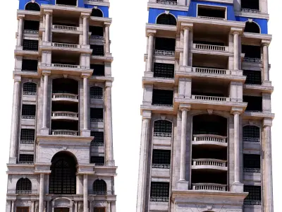 Luxury Building 5 3D model