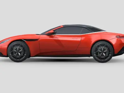Aston Martin DB11 Volante 2019 Low-poly 3D model