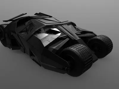 Batmobil car 3D model