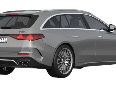 Mercedes-Benz E53 AMG Hybrid Estate 2024 3D model