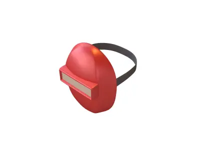 Welding Mask v1 003 Low-poly 3D model