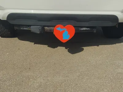 I LOVE MICHIGAN Trailer Hitch Cover 3D print model