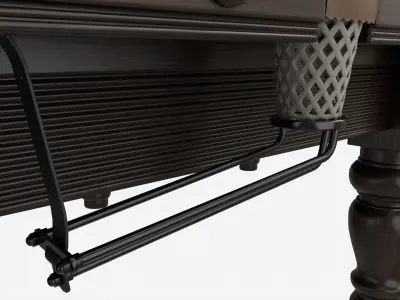 Billiard Snooker Table Full 01 3D model