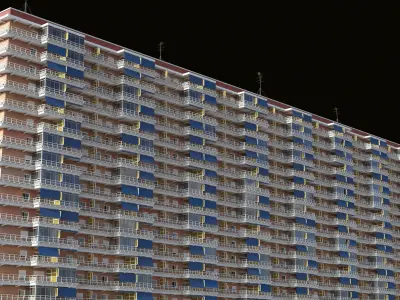 Two Buildings  3D model