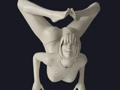 Car phone holder 3D print model