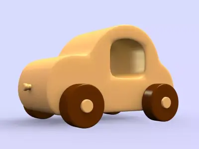 toy car 3D printing model 3D print model