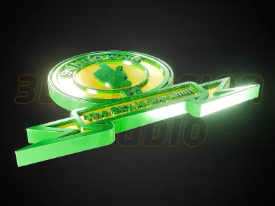 Mamelodi Sundowns logo - Cinematic - 3D print 3D model