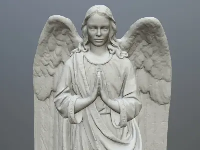 Angel Statue 04 3D print model